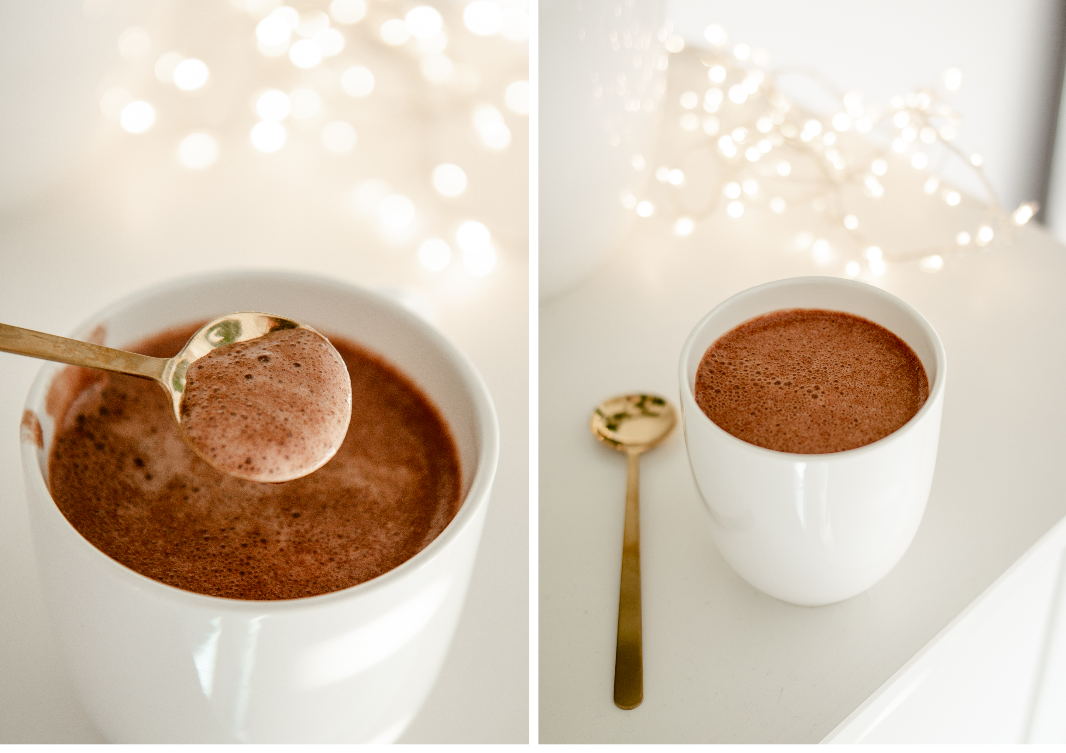 Chocolat chaud vegan spécial Noël